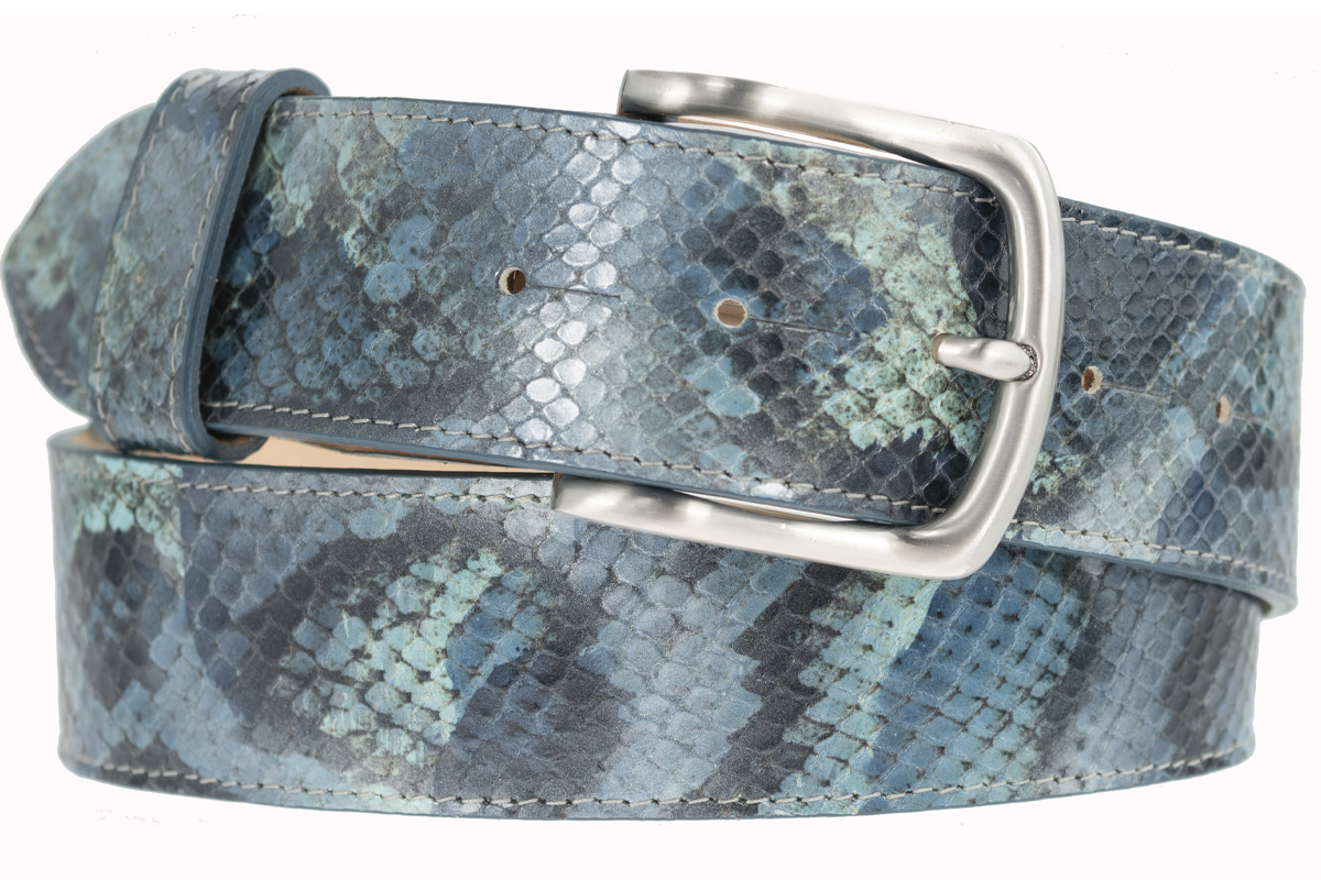 Real snakeskin belt hotsell