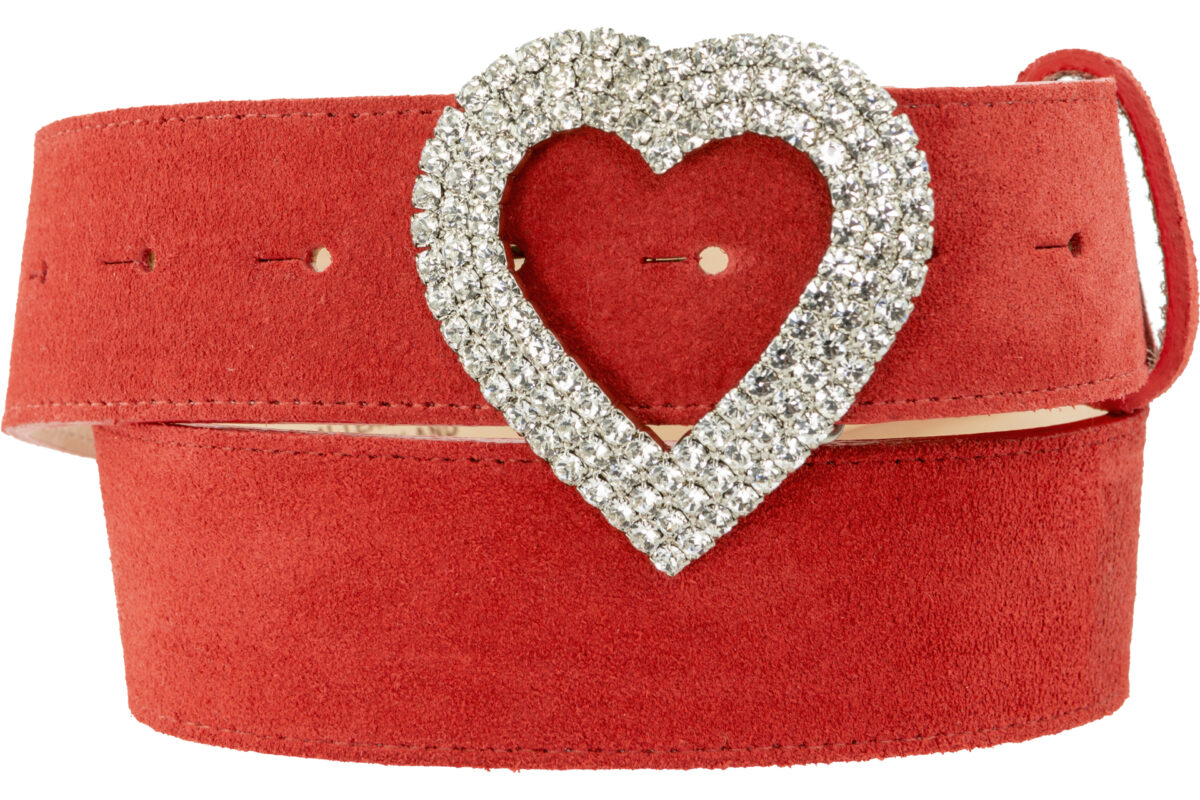 40mm Diamante Heart Buckle - Image 5