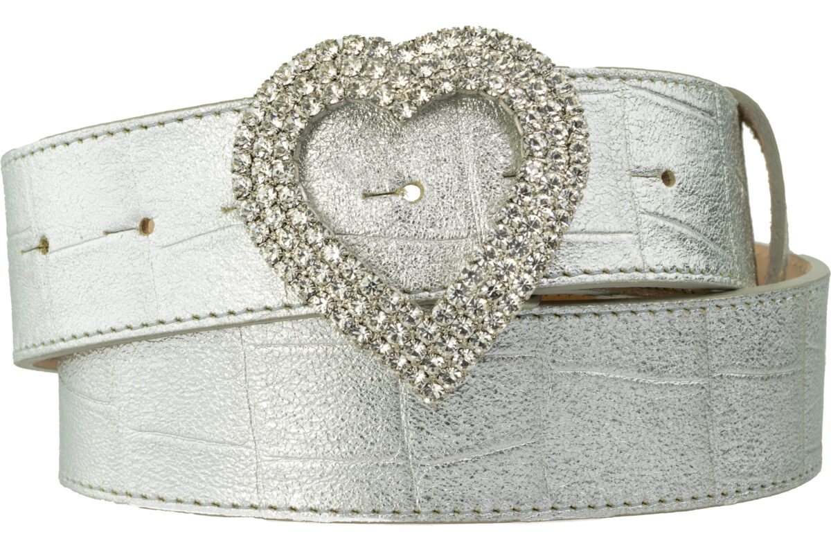 40mm Diamante Heart Buckle - Image 6