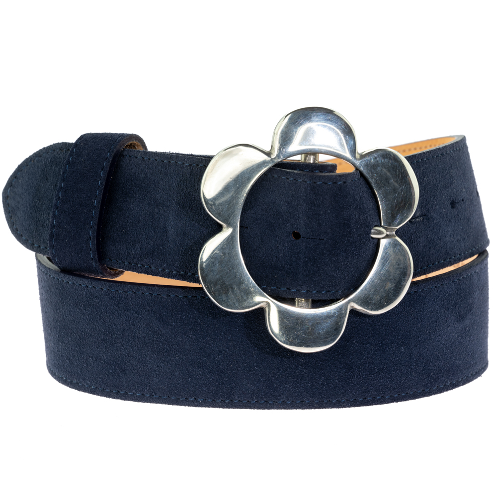 A40. Gold Floral Buckle Belt main image 1