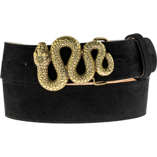 Gold Snake Buckle (Fits: 40mm Belt)