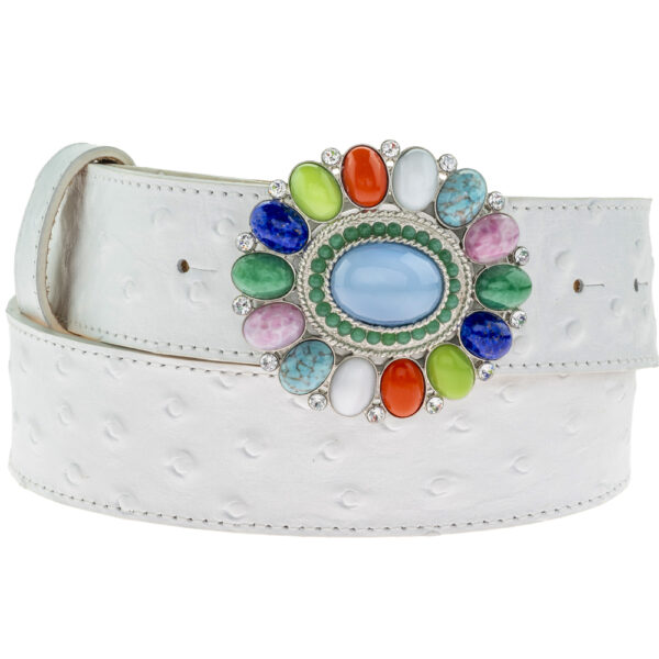 Multi Coloured Party buckle (fits 40mm belts)