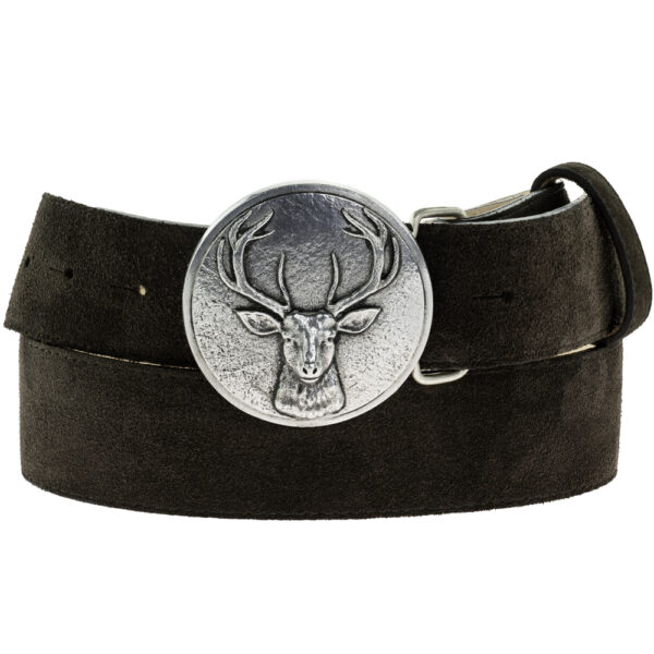 Stags Head Buckle (Fits: 40mm Belt)