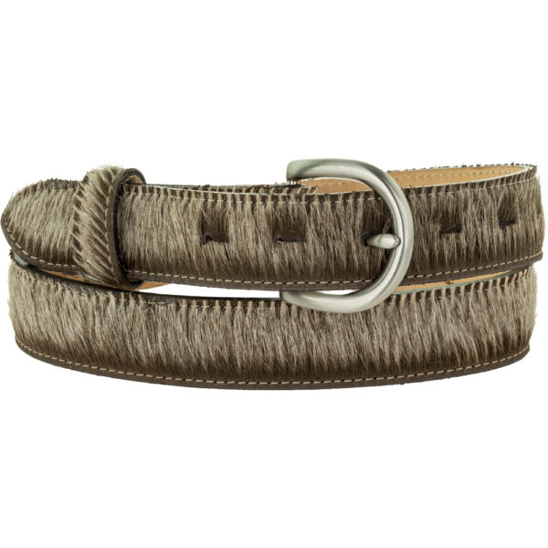 30mm Brindle Cowhide Belt