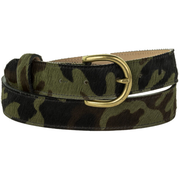 30mm Camouflage Cowhide Belt