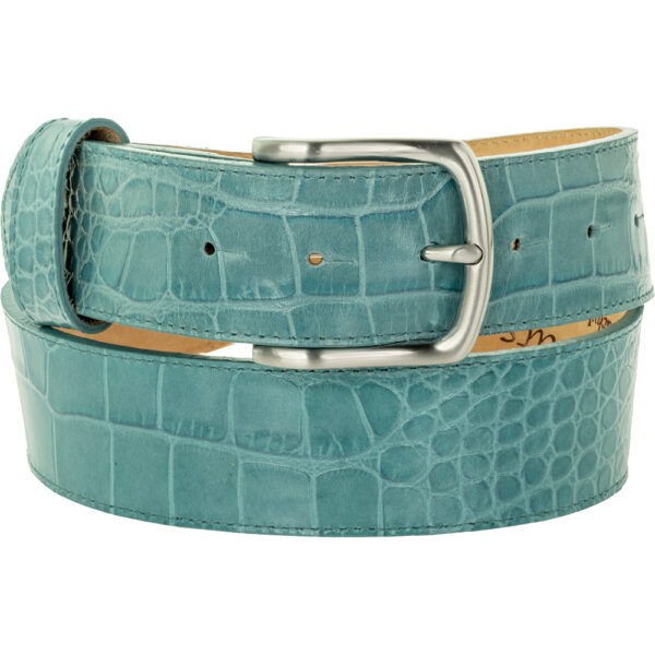 40mm Barbados Croc Print Belt